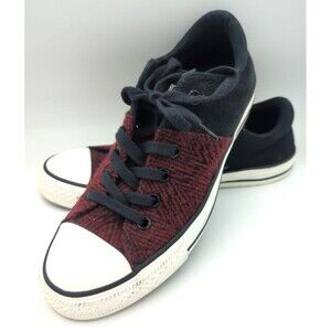 Converse Chuck Taylor All Star Madison Maroon Black Suede Women's SZ 9